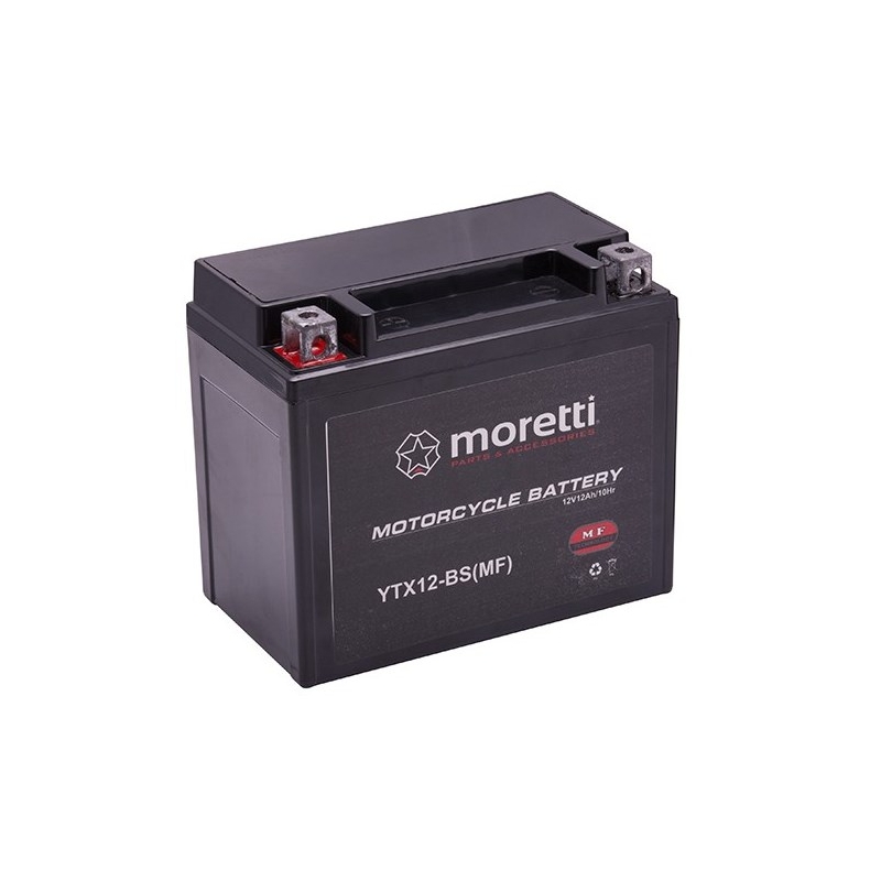 Moretti MTX12-BS gelska baterija brez vzdrževanja, 12V 12Ah