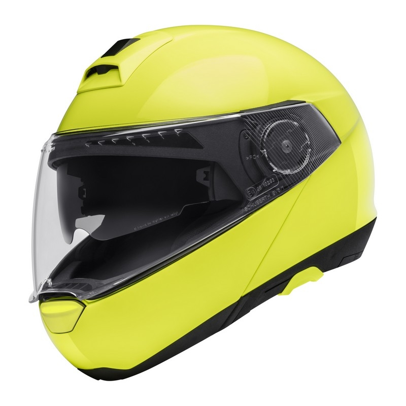 Motoristične čelade Schuberth C4 fluo yellow tip-up razprodaja