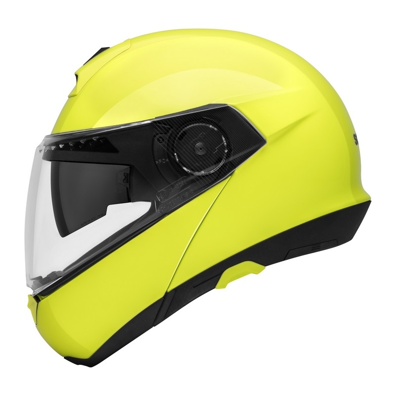 Motoristične čelade Schuberth C4 fluo yellow tip-up razprodaja