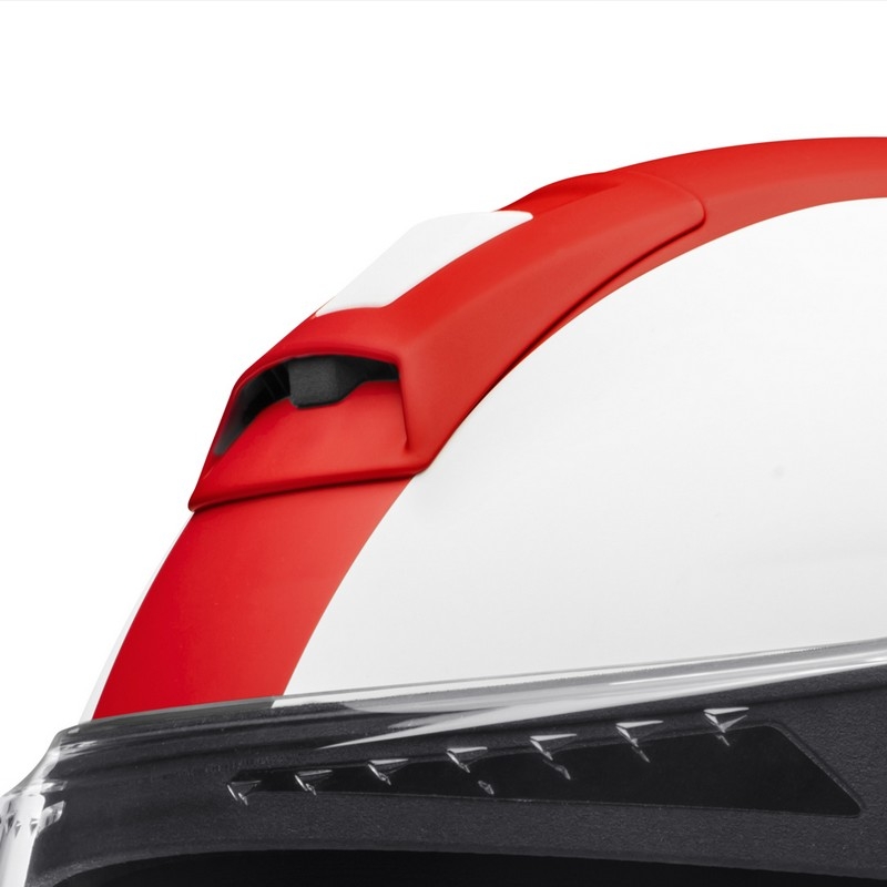 Schuberth C4 motoristična čelada rdeče in bele barve razprodaja