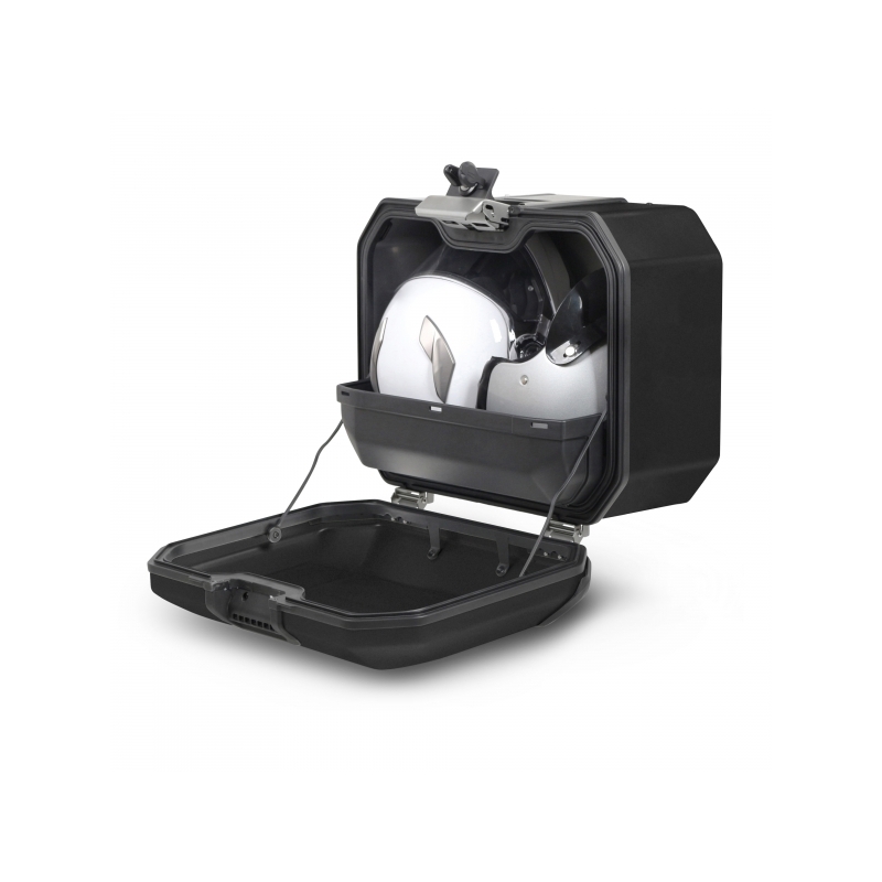 Kompletní sada černých hliníkových kufrů SHAD TERRA BLACK , 48L topcase   36L/47L boční kufry, včetně montážní sady a plotny SHAD HONDA CRF 1100 Africa Twin