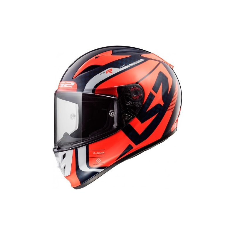 Moto čelada LS2 FF323 Arrow C EVO Sting fluo oranžna