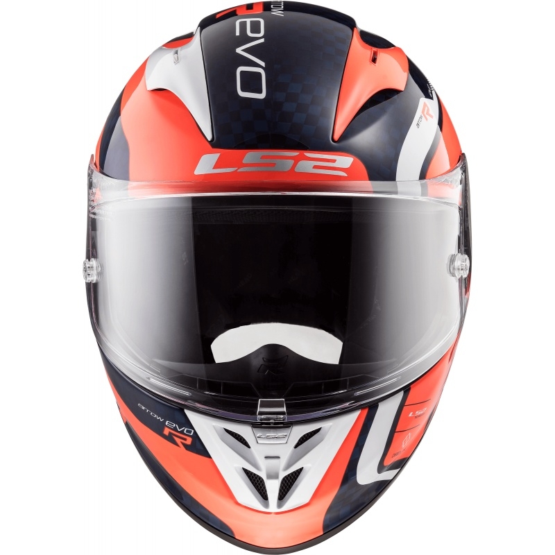 Moto čelada LS2 FF323 Arrow C EVO Sting fluo oranžna