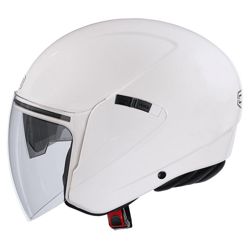 Odprta motoristična čelada CMS S-JET Plain white