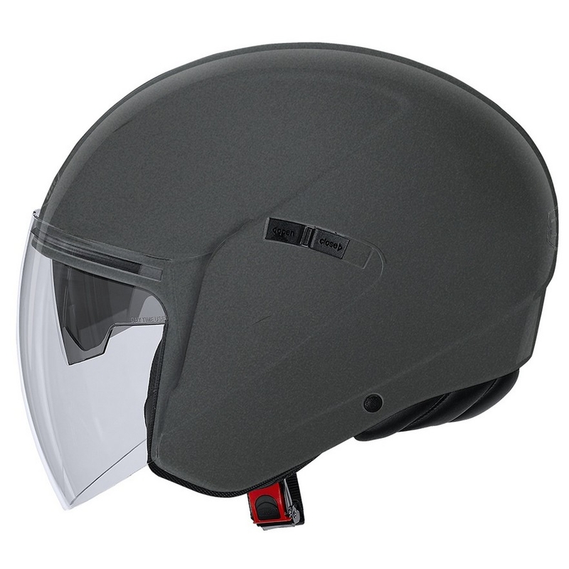 Odprta motoristična čelada CMS S-JET Plain titanium
