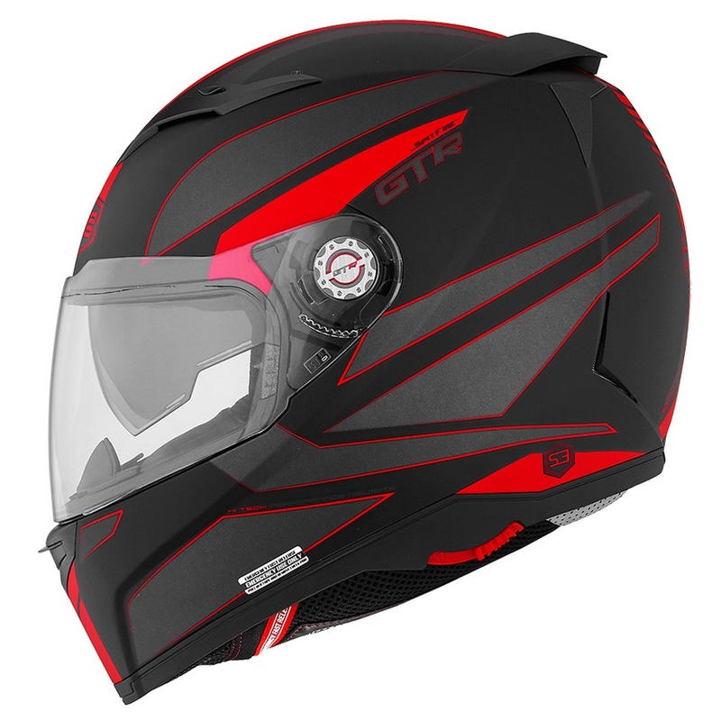 Motoristična čelada CMS GTR Spitfire red
