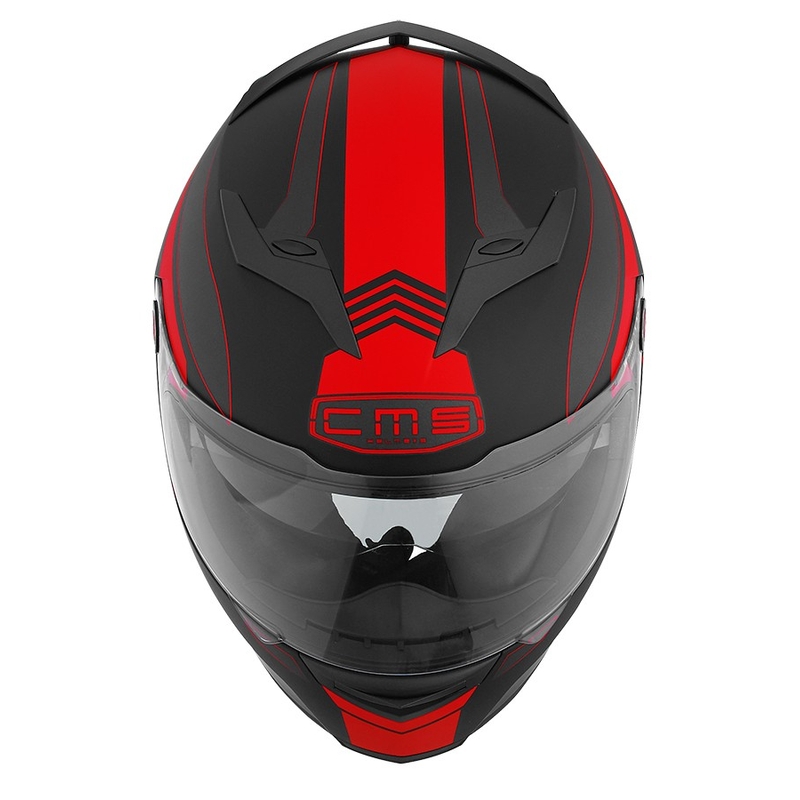 Motoristična čelada CMS GTR Spitfire red
