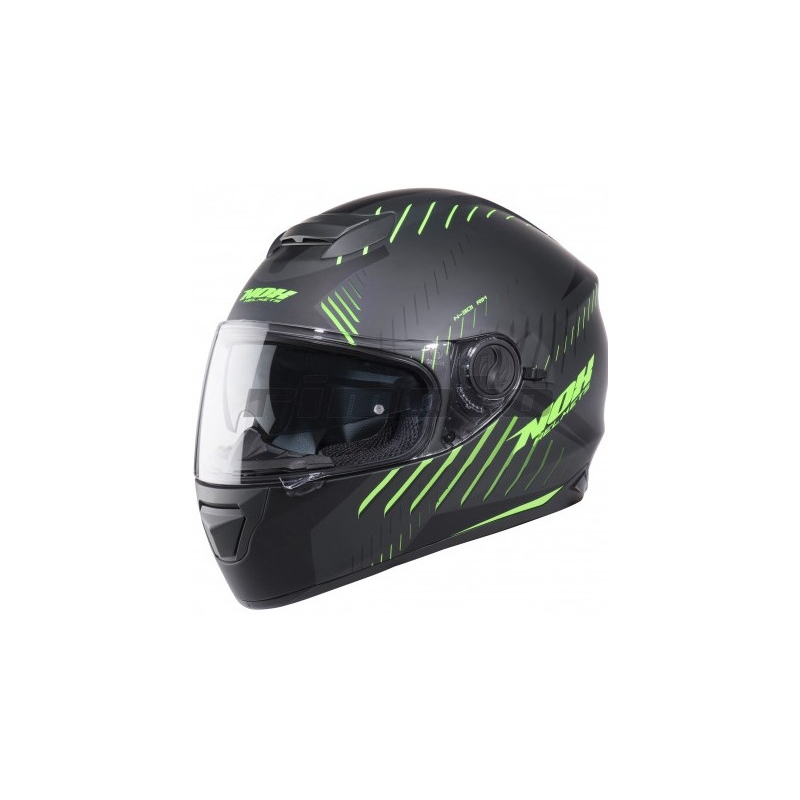Integral Čelada NOX N301 RIM črna mat-fluo zelena razprodaja