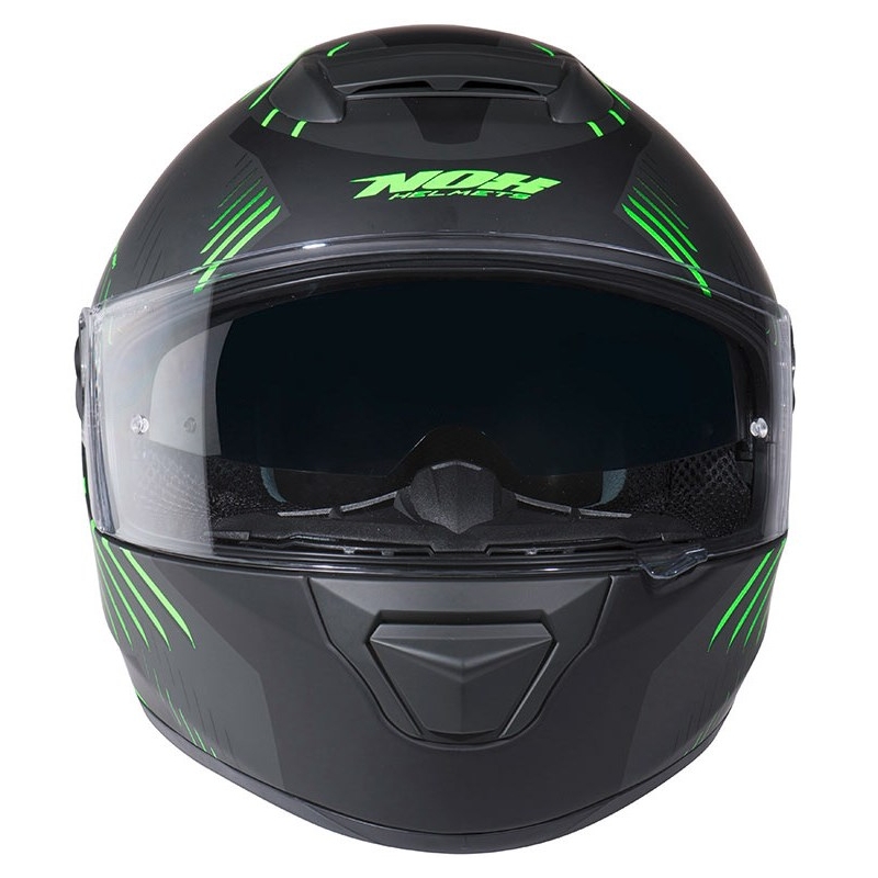 Integral Čelada NOX N301 RIM črna mat-fluo zelena razprodaja