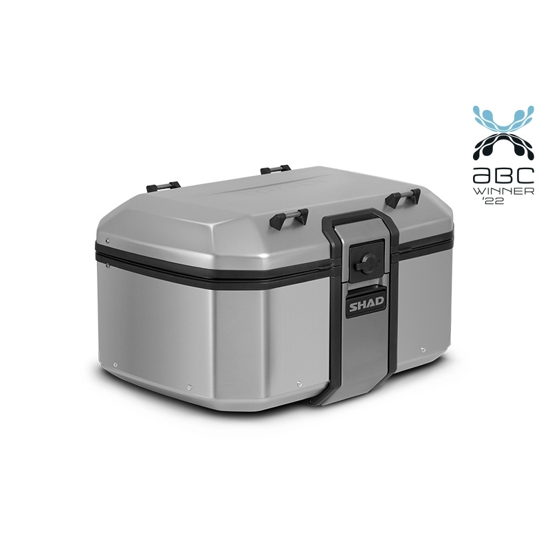 Kompletní sada hliníkových kufrů SHAD TERRA, 55L topcase 36L/47L boční kufry, včetně montážní sady a plotny SHAD CF Moto 800MT