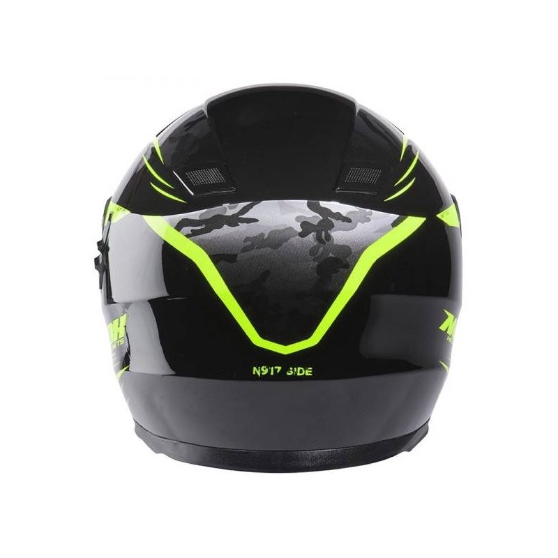 Integralna motoristična čelada NOX N917 Side black-fluo yellow-camo