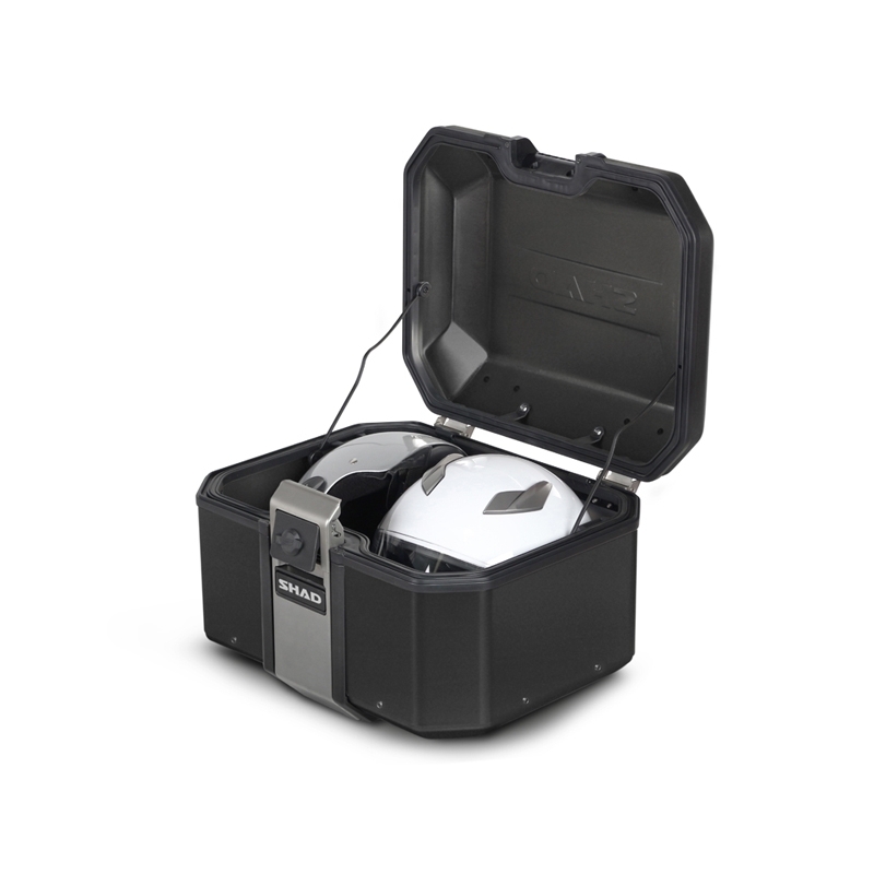 Complete set of SHAD TERRA TR40 adventure saddlebags and SHAD TERRA BLACK aluminium 48L topcase, including mounting kit SHAD Benelli TRK 502 X 2022 -