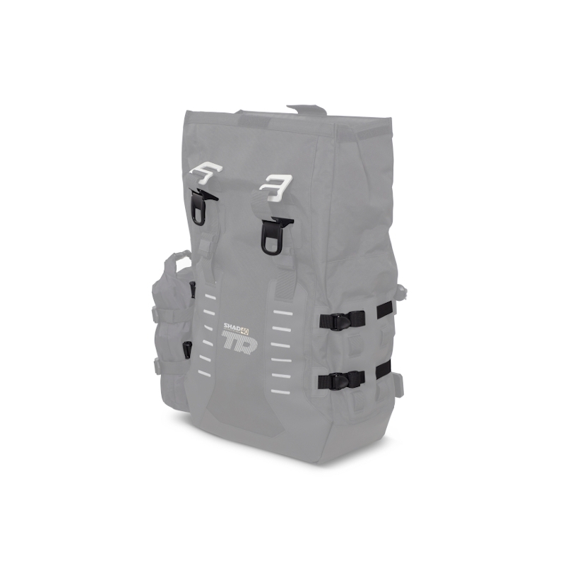 Complete set of SHAD TERRA TR40 adventure saddlebags and SHAD TERRA BLACK aluminium 48L topcase, including mounting kit SHAD Benelli TRK 502 X 2022 -