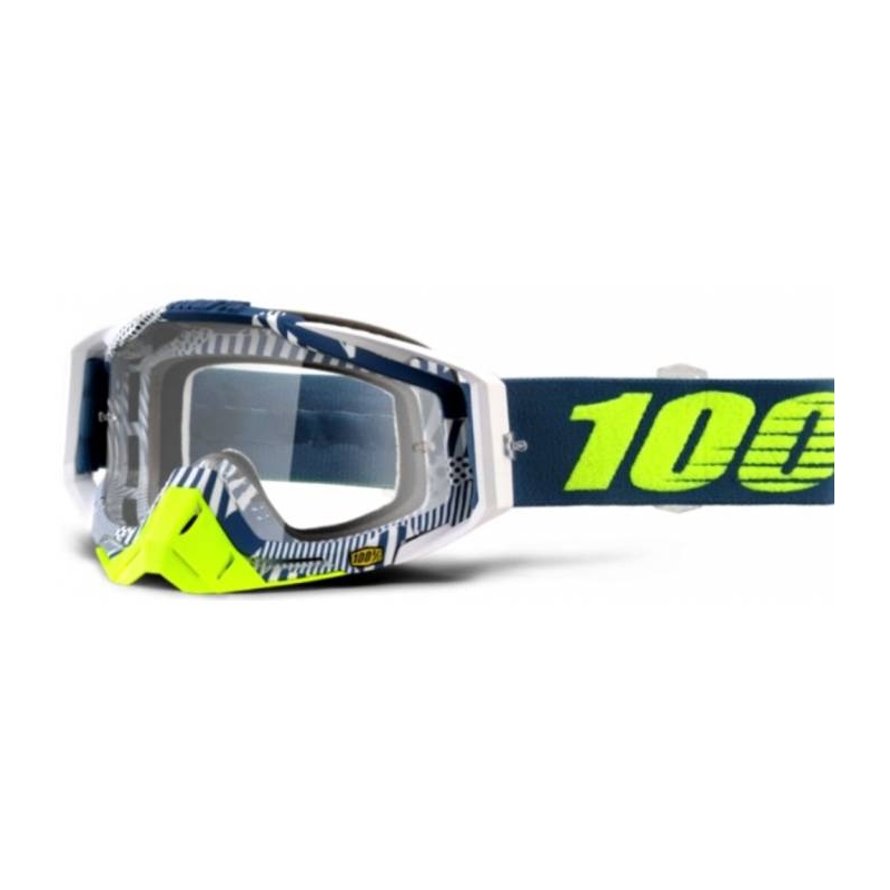 100% očala Racecraft Eclipse (prozorna pleksi)