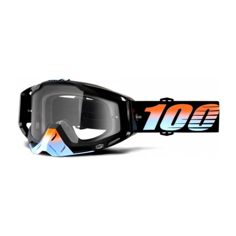 Očala 100% Racecraft Starlight black (prozoren pleksi)