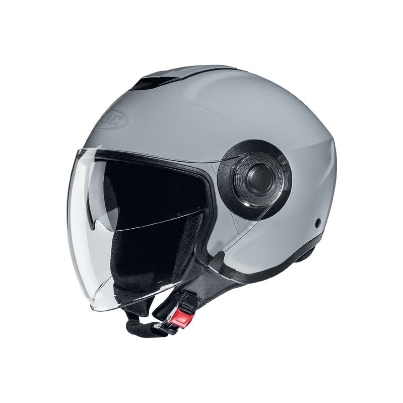 Odprta motoristična čelada HJC i40N Solid grey