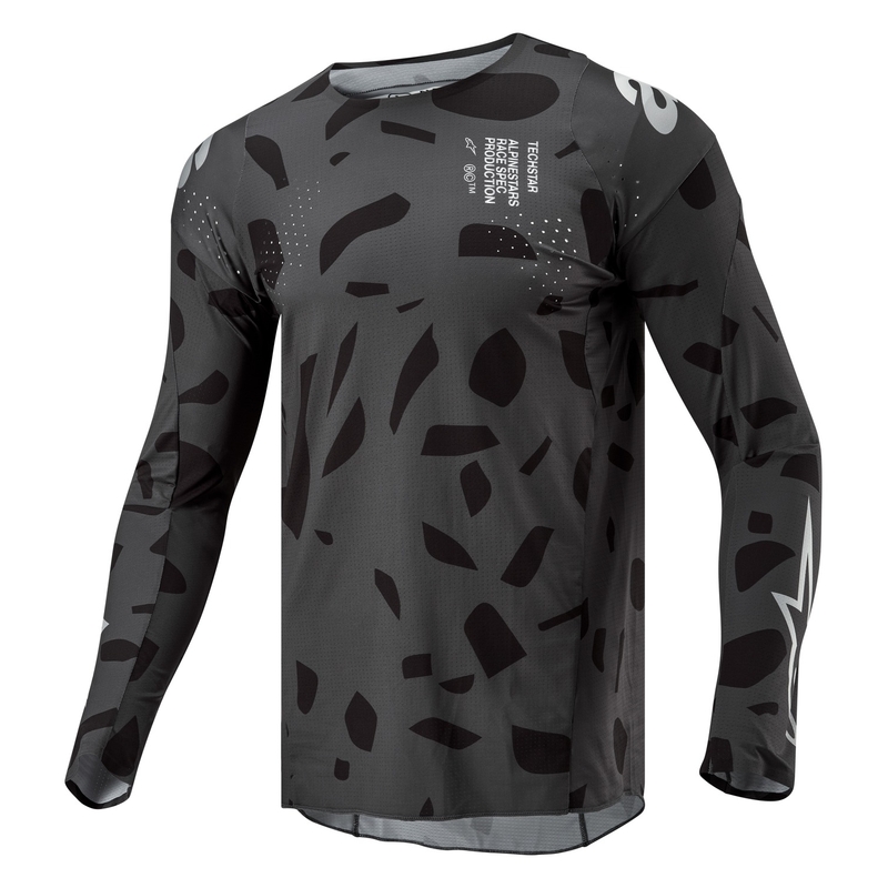 Motokrosový dres Alpinestars Techstar Graphite 2024 černý camo razprodaja