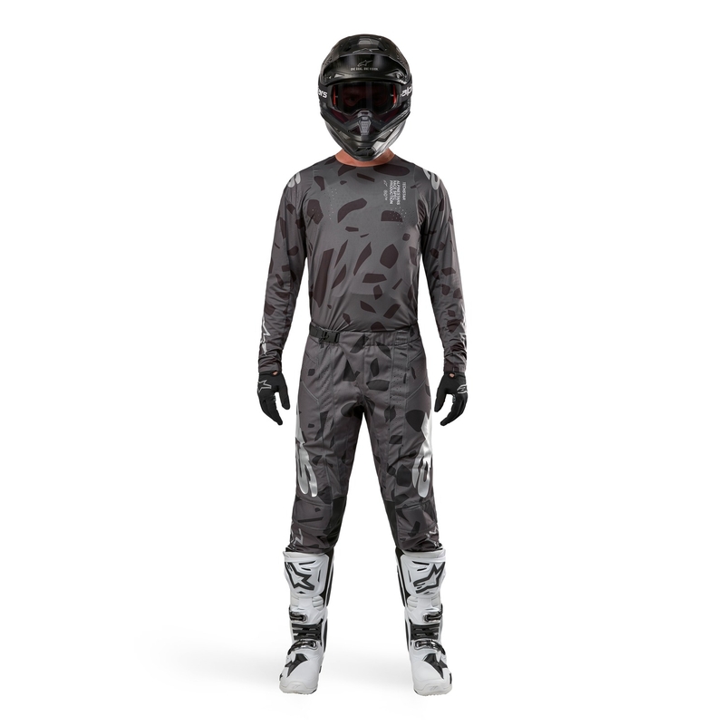 Motokrosový dres Alpinestars Techstar Graphite 2024 černý camo razprodaja