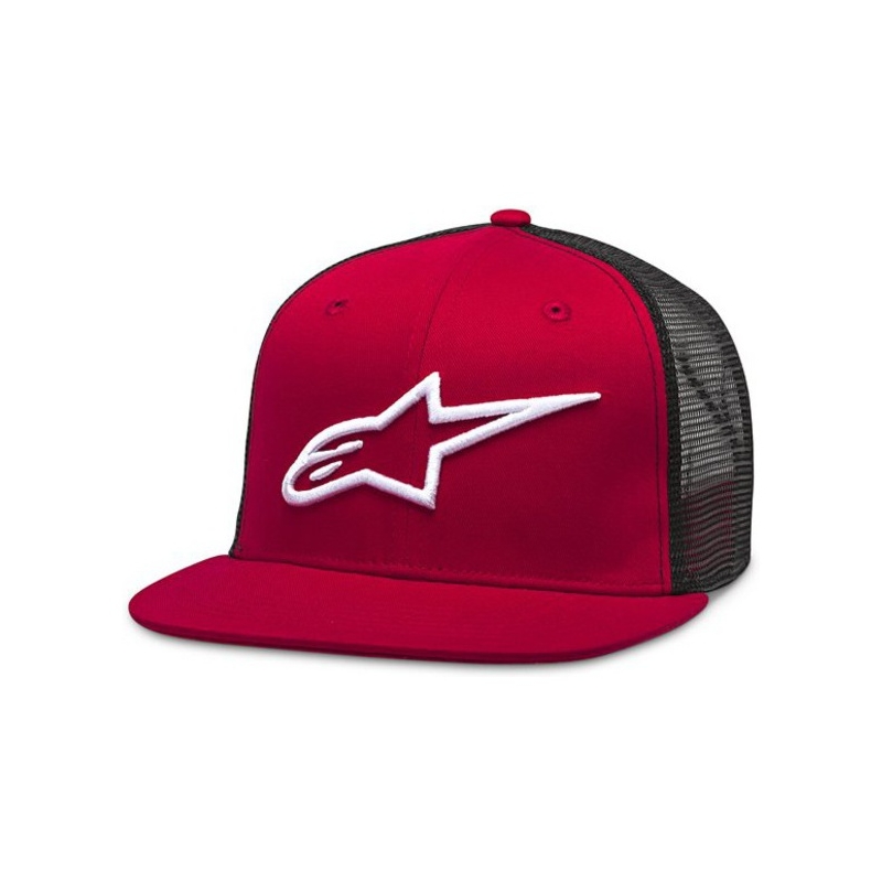 Alpinestars Corp Trucker kapa rdeča in črna