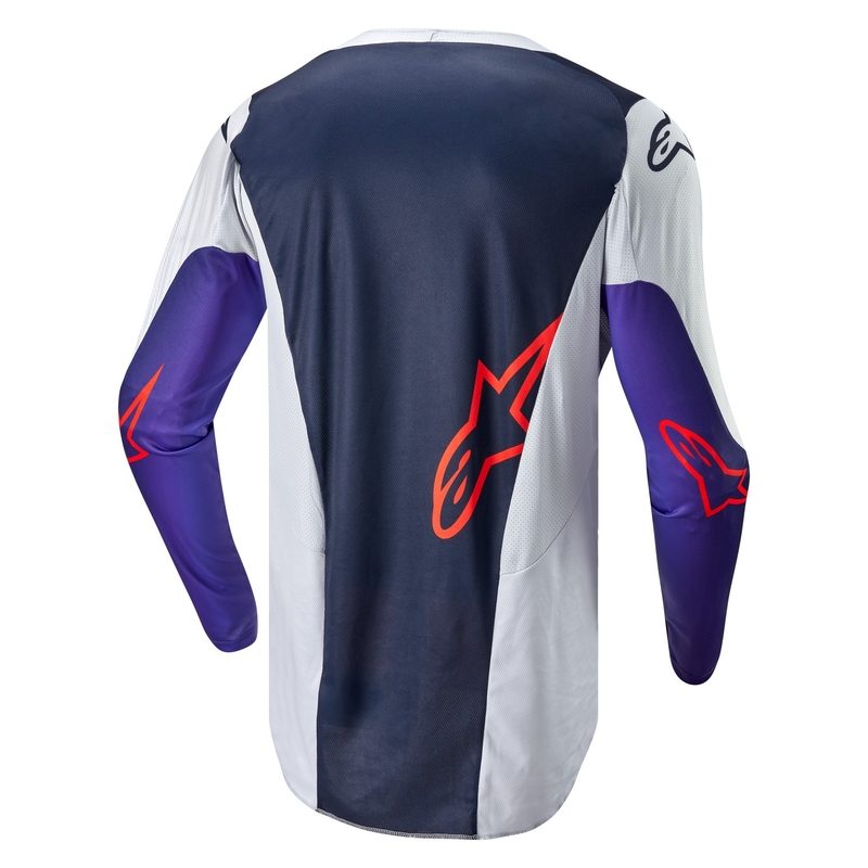 Motokros dres Alpinestars Racer Hoen sivo-modro-oranžen