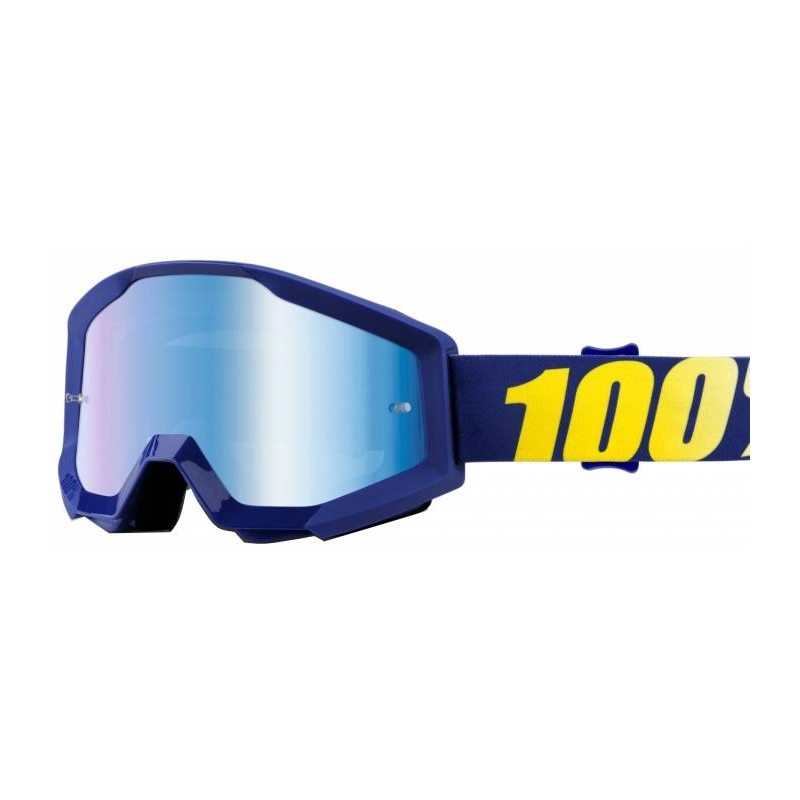 100% očala Strata Hope (modri kromirani pleksi s pikami iz sljude)