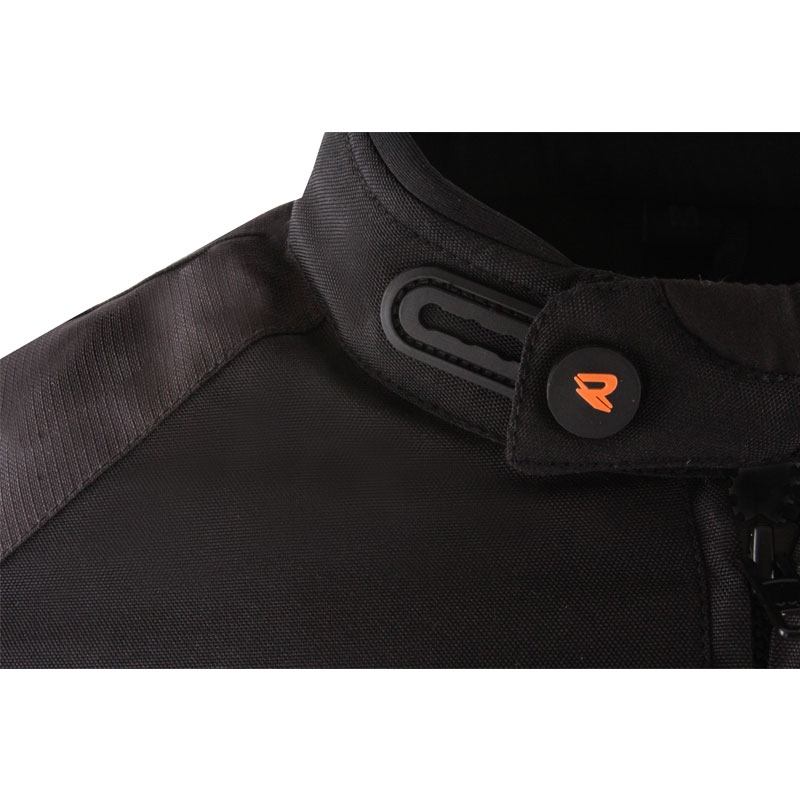 Motoristična jakna Street Racer Flex črno-oranžna