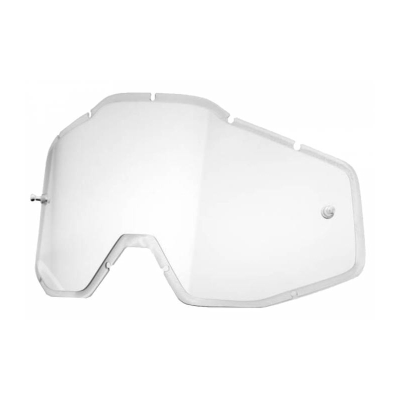 Plexi 100% vbrizgano Racecraft/Accuri/Strata prozorno (proti megli)