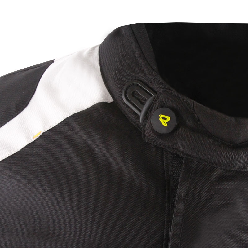 Moto jakna Street Racer Hilax črno-sivo-fluo rumena