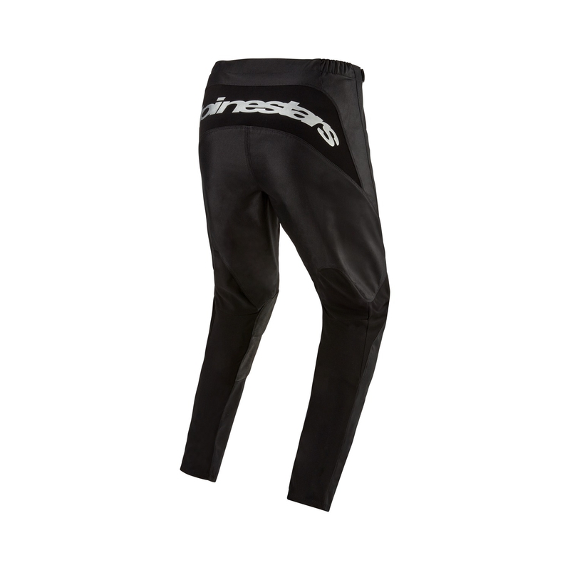 Motokros hlače Alpinestars Fluid Graphite črno-srebrne
