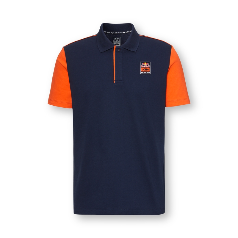 Polo majica KTM Apex modro-oranžna razprodaja