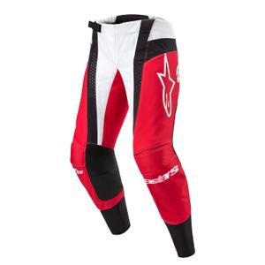 Alpinestars Techstar Ocuri motokros hlače rdeče-belo-črne barve