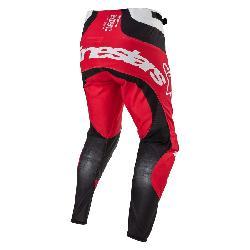 Alpinestars Techstar Ocuri motokros hlače rdeče-belo-črne barve