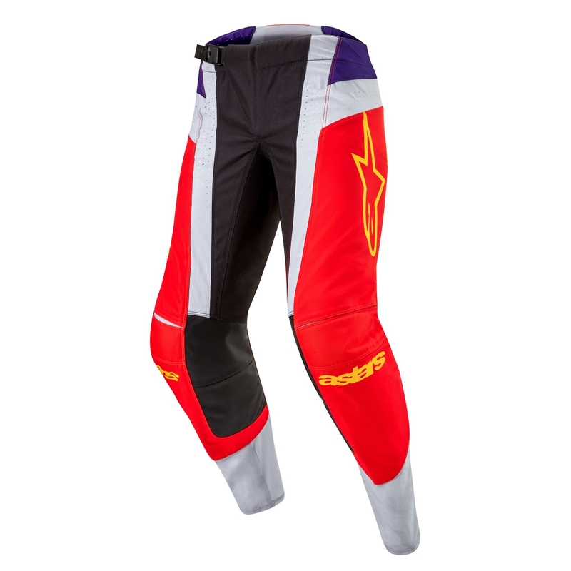 Alpinestars Techstar Ocuri motokros hlače oranžno-sive-vijolično-rumene razprodaja