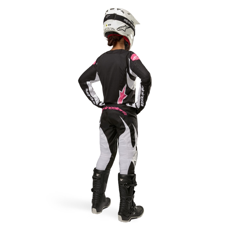 Alpinestars Stella Fluid ženske motokros hlače črno-bele