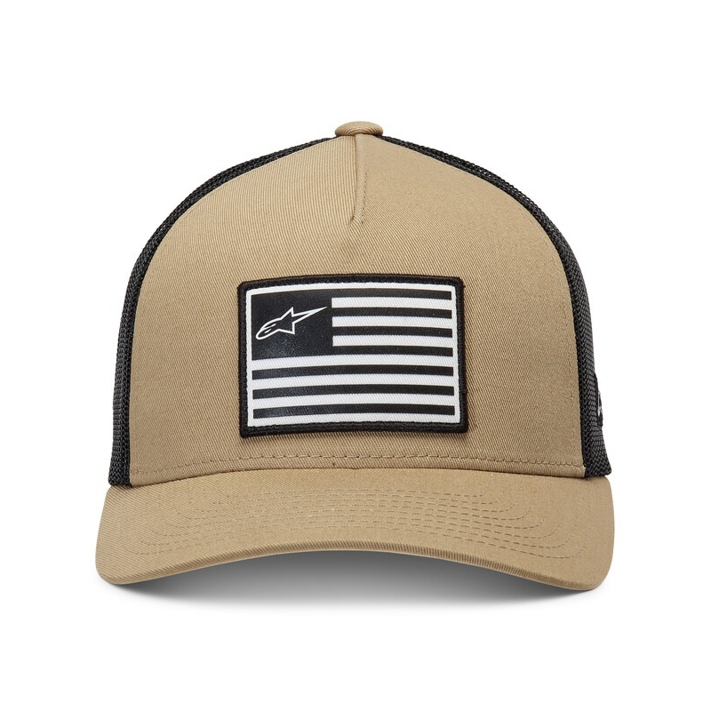 Alpinestars Flag Snap Hat peščeno-črno-bela