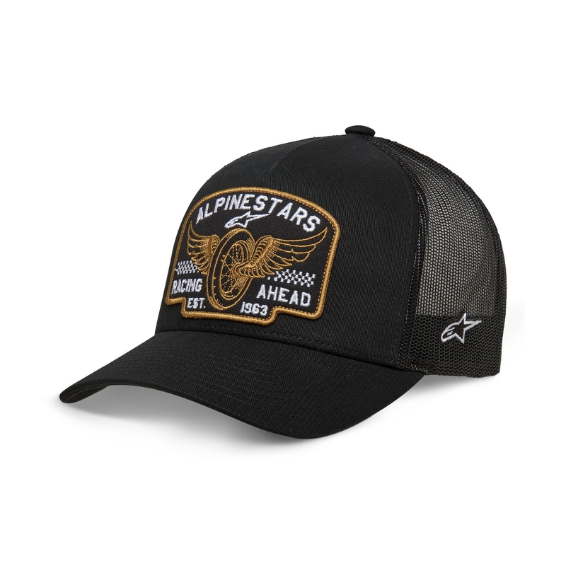 Kapa Alpinestars Heritage Patcher črno-črna