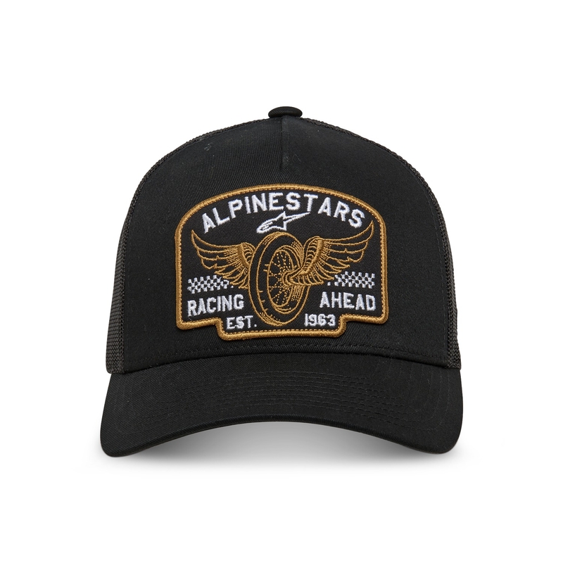 Kapa Alpinestars Heritage Patcher črno-črna