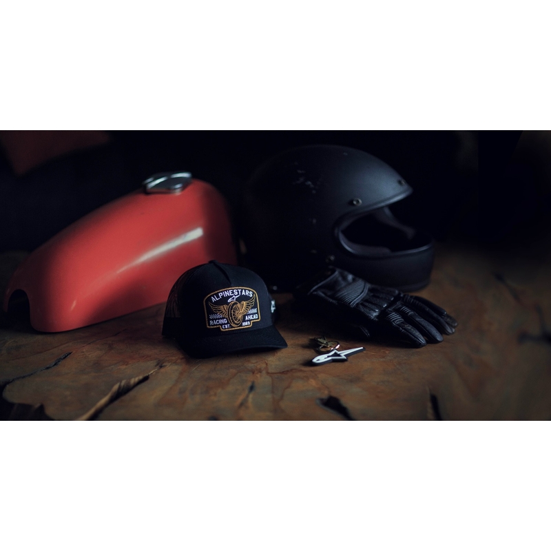 Kapa Alpinestars Heritage Patcher črno-črna