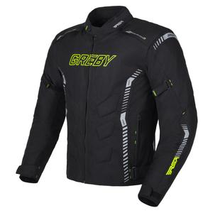 Motoristična jakna RSA Greby 2 black-grey-fluo yellow