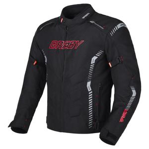 Motoristična jakna RSA Greby 2 black-grey-red