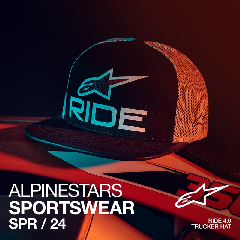 Kapa Alpinestars Ride 4.0 ER črno-belo-rdeča