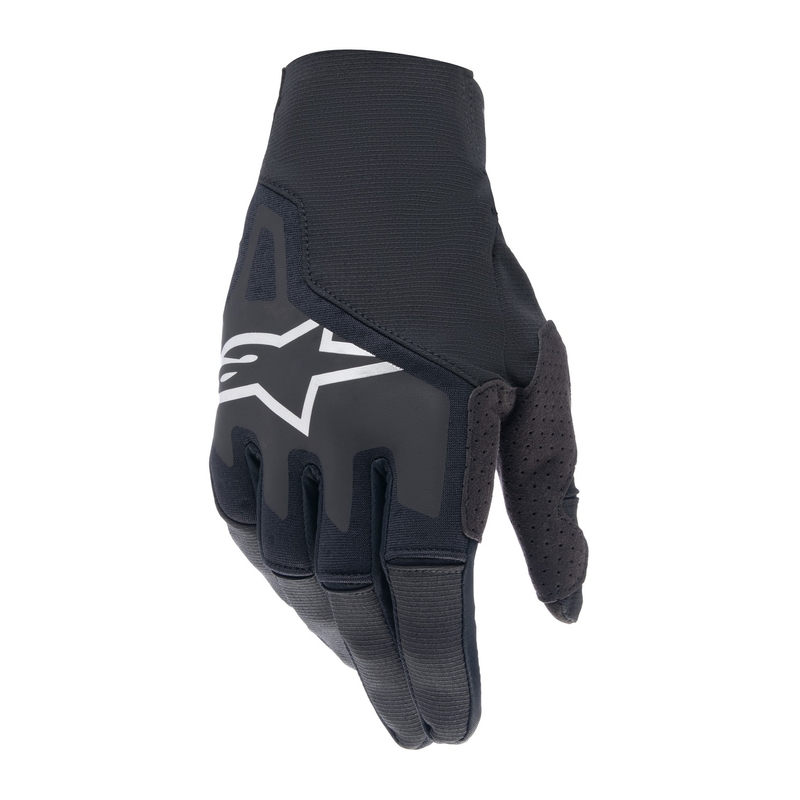 Rokavice za motokros Alpinestars Techstar 2024 črno-bele
