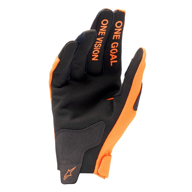 Motokrosové rukavice Alpinestars Radar 2024 oranžovo-černé