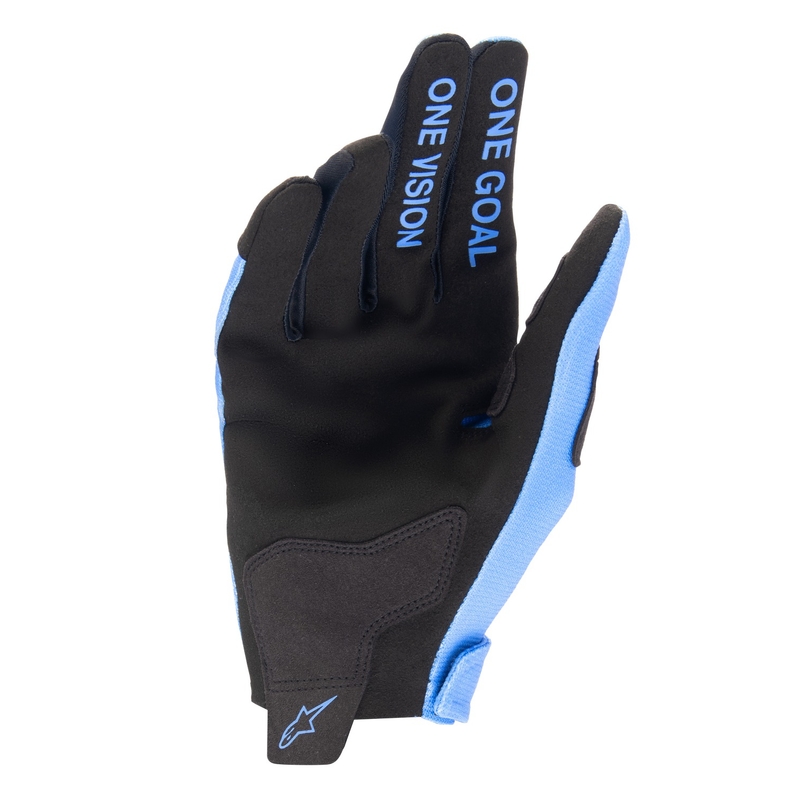 Motokrosové rukavice Alpinestars Radar 2024 světle modro-černé
