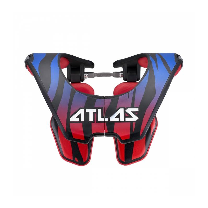 Varovalo za vratno hrbtenico Tyke beast, ATLAS otroci (modra/rdeča, velikost UNI)