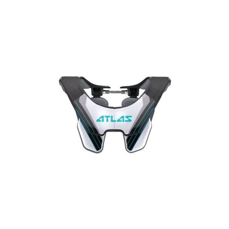 Varovalo za vratno hrbtenico Carbon Deluxe, ATLAS (bela/ogljik)