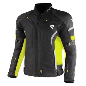 Motociklistična jakna Street Racer Evans črno-rumene barve