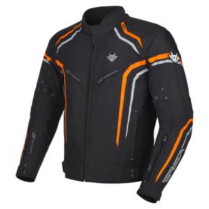 Motoristična jakna RSA Compact 2 black-grey-orange