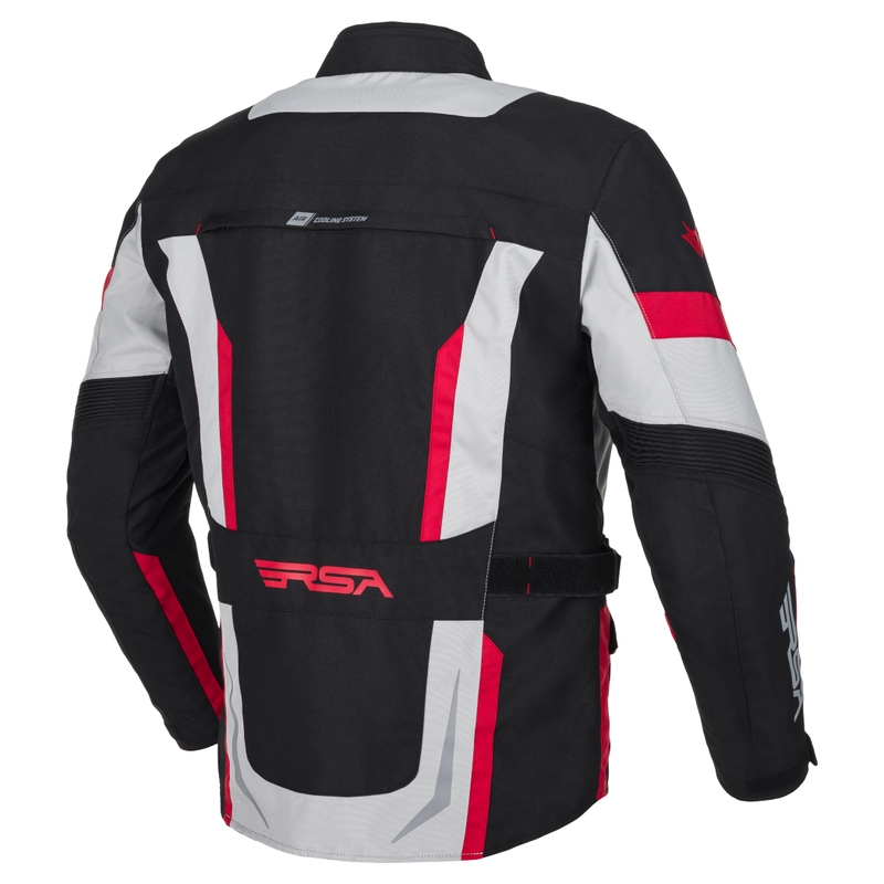 Motoristična jakna RSA EXO 2 black-grey-red
