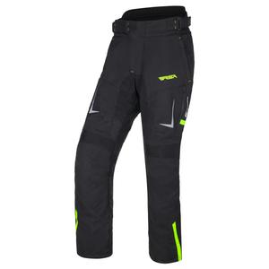 Motoristične hlače RSA EXO 2 črno-fluo rumene